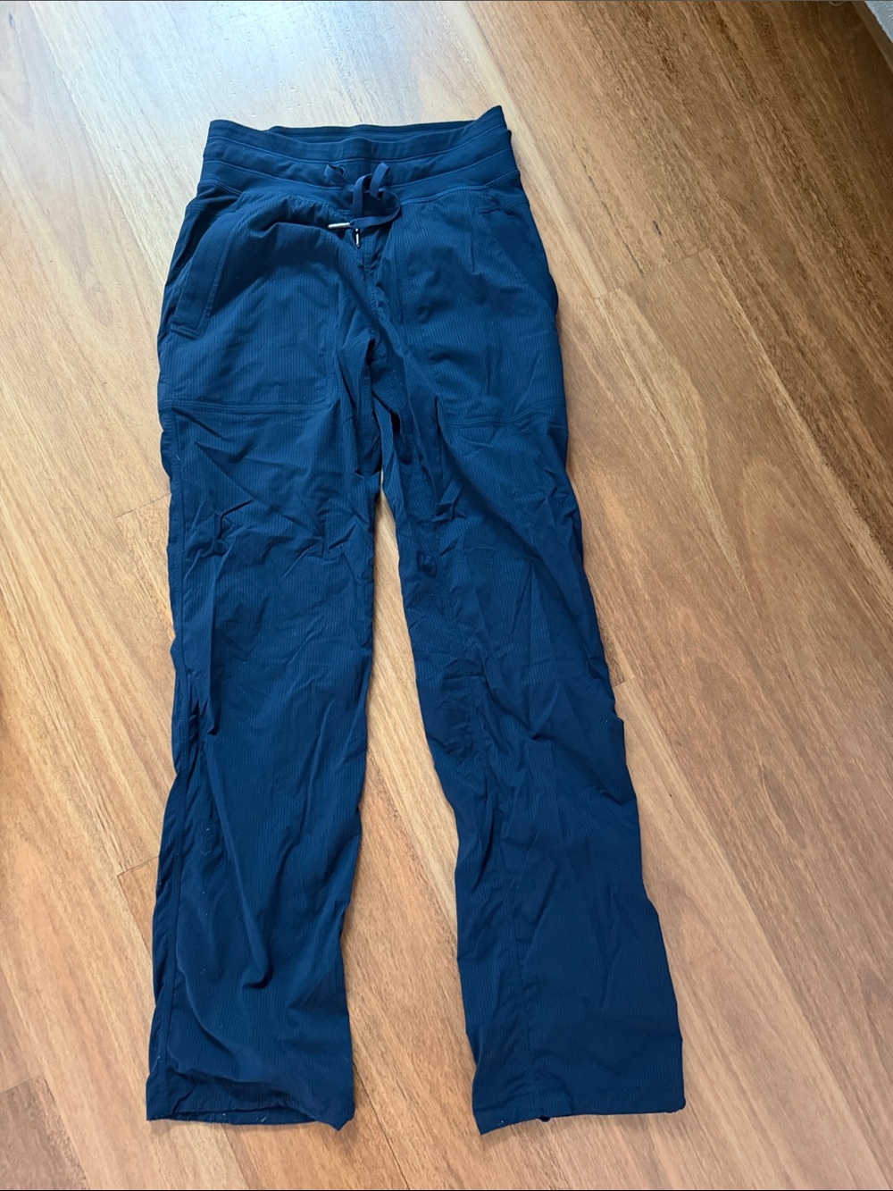 lululemon athletica Navy Straight-Leg Drawstring Dance Pants